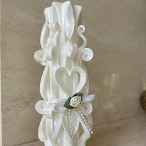 ❌❌SOLD❌❌Wedding Candle for Wedding Day Display - Unity White Candle for Church